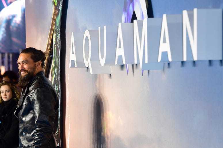 Jason Momoa attending the Aquaman premiere held at Cineworld in Leicester Square, London. Jason Momoa attending the Aquaman premiere held at Cineworld in Leicester Square, London.