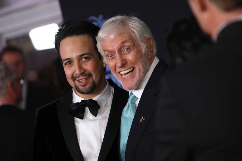Lin-Manuel Miranda and Dick Van Dyke at the Disney's 'Mary Poppins Returns' Los Angeles Premiere held at the Dolby Theatre on November 29, 2018 in Hollywood, CA, USA Lin-Manuel Miranda and Dick Van Dyke at the Disney's 'Mary Poppins Returns' Los Angeles Premiere held at the Dolby Theatre on November 29, 2018 in Hollywood, CA, USA