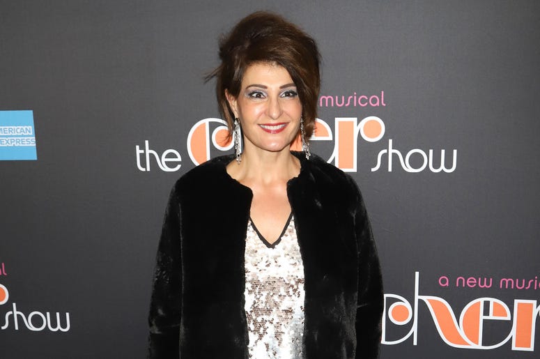 Nia Vardalos attends the opening night of "The Cher Show" on Broadway at the Neil Simon Theatre in New York. Nia Vardalos attends the opening night of "The Cher Show" on Broadway at the Neil Simon Theatre in New York.