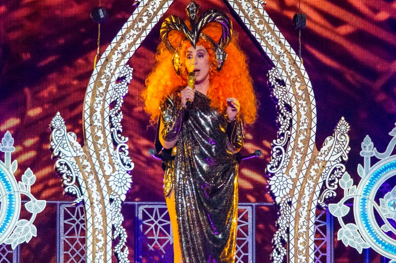 Cher performs during her 'Here We Go Again' tour Cher performs during her 'Here We Go Again' tour