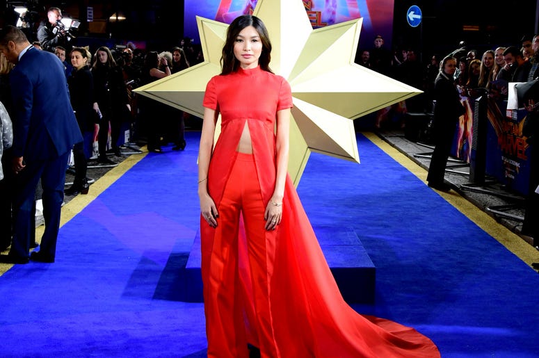 Gemma Chan attending the Captain Marvel European Premiere held at the Curzon Mayfair, London. Picture date: Wednesday February 27, 2019 Gemma Chan attending the Captain Marvel European Premiere held at the Curzon Mayfair, London. Picture date: Wednesday February 27, 2019