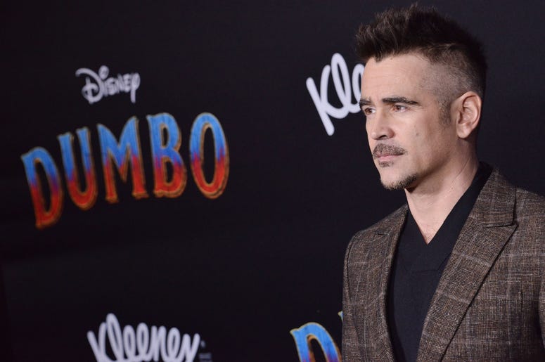 Colin Farrell arrives at Disney's "Dumbo" Los Angeles Premiere held at the El Capitan Theatre in Hollywood, CA on Monday, March 11, 2019. Colin Farrell arrives at Disney's "Dumbo" Los Angeles Premiere held at the El Capitan Theatre in Hollywood, CA on Monday, March 11, 2019.