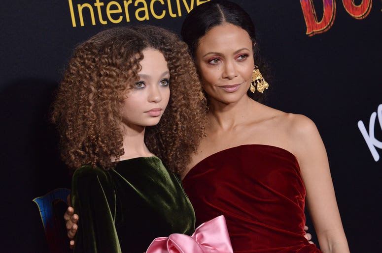 (L-R) Nico Parker and Thandie Newton at Disney's "Dumbo" Los Angeles Premiere held at the El Capitan Theatre in Hollywood, CA on Monday, March 11, 2019. (L-R) Nico Parker and Thandie Newton at Disney's "Dumbo" Los Angeles Premiere held at the El Capitan Theatre in Hollywood, CA on Monday, March 11, 2019.
