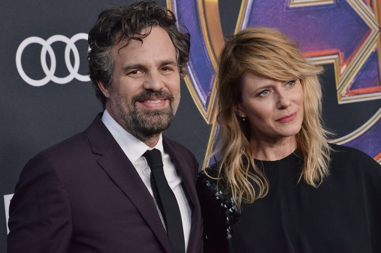 (L-R) Mark Ruffalo and Sunrise Coigney at Marvel Studios' "Avengers: Endgame" World Premiere held at the Los Angeles Convention Center in Los Angeles, CA on Monday, April 22, 2019. (L-R) Mark Ruffalo and Sunrise Coigney at Marvel Studios' "Avengers: Endgame" World Premiere held at the Los Angeles Convention Center in Los Angeles, CA on Monday, April 22, 2019.
