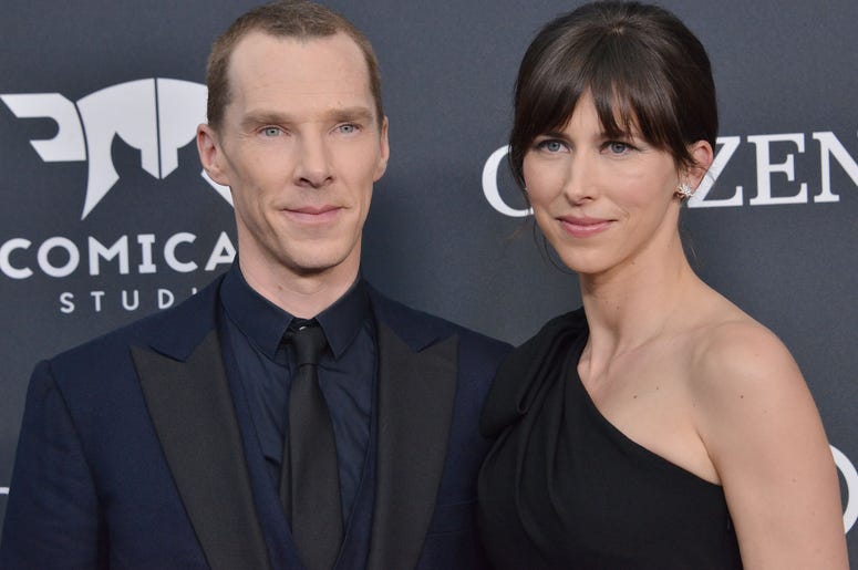 (L-R) Benedict Cumberbatch and Sophie Hunter at Marvel Studios' "Avengers: Endgame" World Premiere held at the Los Angeles Convention Center in Los Angeles, CA on Monday, April 22, 2019. (L-R) Benedict Cumberbatch and Sophie Hunter at Marvel Studios' "Avengers: Endgame" World Premiere held at the Los Angeles Convention Center in Los Angeles, CA on Monday, April 22, 2019.