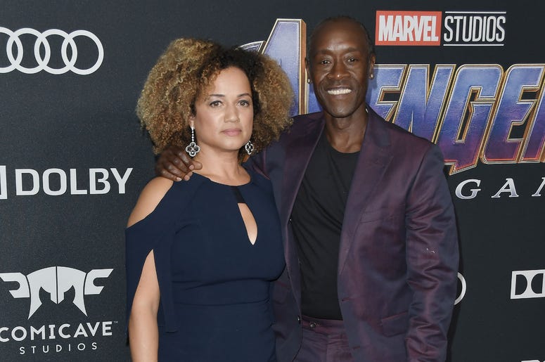 (L-R) Bridgid Coulter and Don Cheadle at Marvel Studios' "Avengers: Endgame" World Premiere held at the Los Angeles Convention Center in Los Angeles, CA on Monday, April 22, 2019. (L-R) Bridgid Coulter and Don Cheadle at Marvel Studios' "Avengers: Endgame" World Premiere held at the Los Angeles Convention Center in Los Angeles, CA on Monday, April 22, 2019.