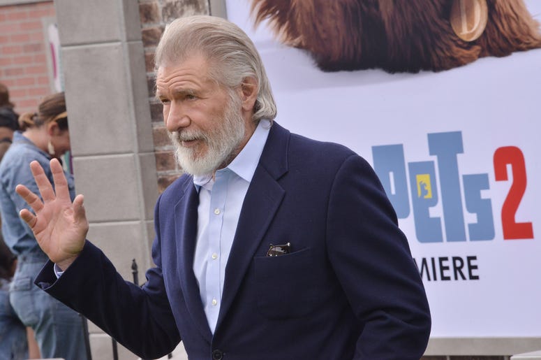Harrison Ford arrives at the Universal Pictures THE SECRET LIFE OF PETS 2 Los Angeles Premiere held at the Regency Village Theatre in Westwood, CA on Sunay, June 2, 2019. Harrison Ford arrives at the Universal Pictures THE SECRET LIFE OF PETS 2 Los Angeles Premiere held at the Regency Village Theatre in Westwood, CA on Sunay, June 2, 2019.