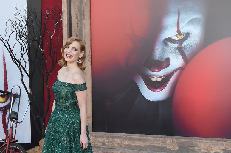 Jessica Chastain arrives at the Warner Bros. Pictures' IT CHAPTER TWO Premiere held at the Regency Village Theatre in Westwood, CA on Monday, August 26, 2019. Jessica Chastain arrives at the Warner Bros. Pictures' IT CHAPTER TWO Premiere held at the Regency Village Theatre in Westwood, CA on Monday, August 26, 2019.