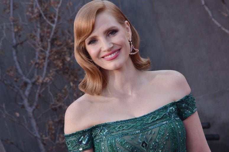 Jessica Chastain arrives at the Warner Bros. Pictures' IT CHAPTER TWO Premiere held at the Regency Village Theatre in Westwood, CA on Monday, August 26, 2019. Jessica Chastain arrives at the Warner Bros. Pictures' IT CHAPTER TWO Premiere held at the Regency Village Theatre in Westwood, CA on Monday, August 26, 2019.