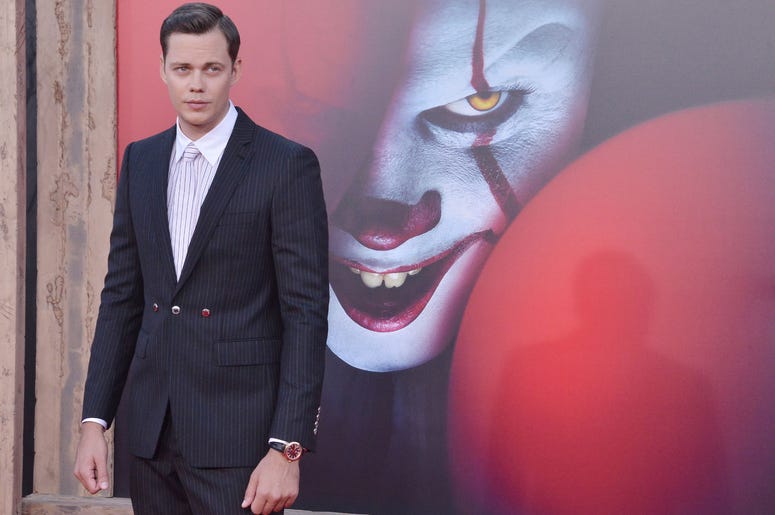 Bill Skarsgård arrives at the Warner Bros. Pictures' IT CHAPTER TWO Premiere held at the Regency Village Theatre in Westwood, CA on Monday, August 26, 2019. Bill Skarsgård arrives at the Warner Bros. Pictures' IT CHAPTER TWO Premiere held at the Regency Village Theatre in Westwood, CA on Monday, August 26, 2019.
