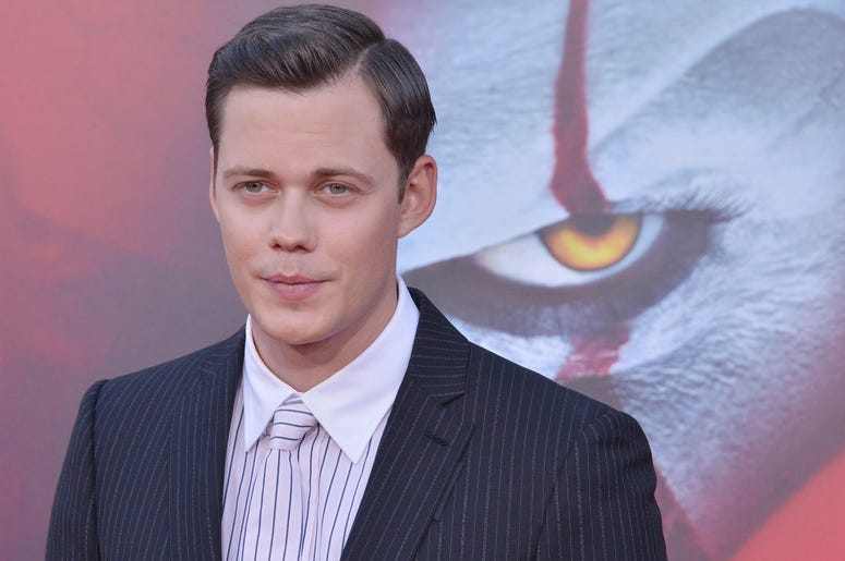 Bill Skarsgård arrives at the Warner Bros. Pictures' IT CHAPTER TWO Premiere held at the Regency Village Theatre in Westwood, CA on Monday, August 26, 2019. Bill Skarsgård arrives at the Warner Bros. Pictures' IT CHAPTER TWO Premiere held at the Regency Village Theatre in Westwood, CA on Monday, August 26, 2019.