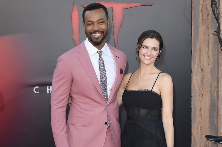 (L-R) Isaiah Mustafa and Lisa Mitchell at the Warner Bros. Pictures' IT CHAPTER TWO Premiere held at the Regency Village Theatre in Westwood, CA on Monday, August 26, 2019. (L-R) Isaiah Mustafa and Lisa Mitchell at the Warner Bros. Pictures' IT CHAPTER TWO Premiere held at the Regency Village Theatre in Westwood, CA on Monday, August 26, 2019.
