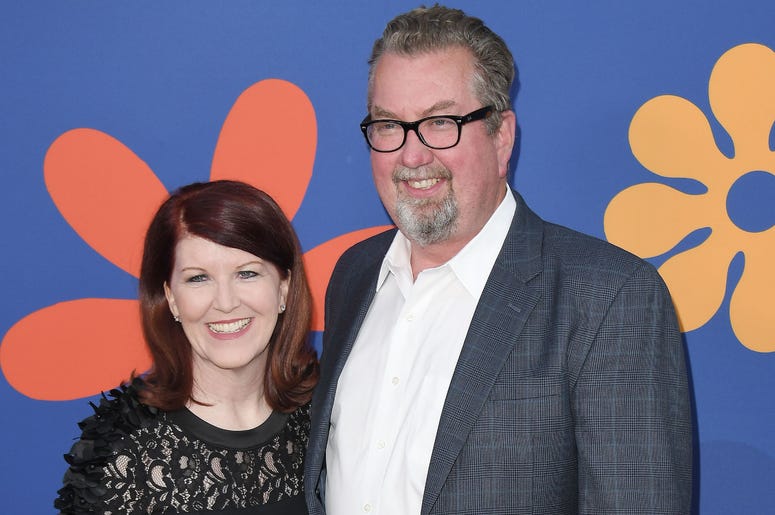 (L-R) Kate Flannery and Chris Haston at HGTV's A VERY BRADY RENOVATION Los Angeles Premiere held at The Garland Hotel in North Hollywood, CA on Thursday, September 5, 2019. (L-R) Kate Flannery and Chris Haston at HGTV's A VERY BRADY RENOVATION Los Angeles Premiere held at The Garland Hotel in North Hollywood, CA on Thursday, September 5, 2019.