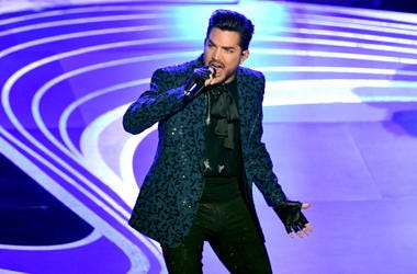 Adam Lambert performs Adam Lambert performs