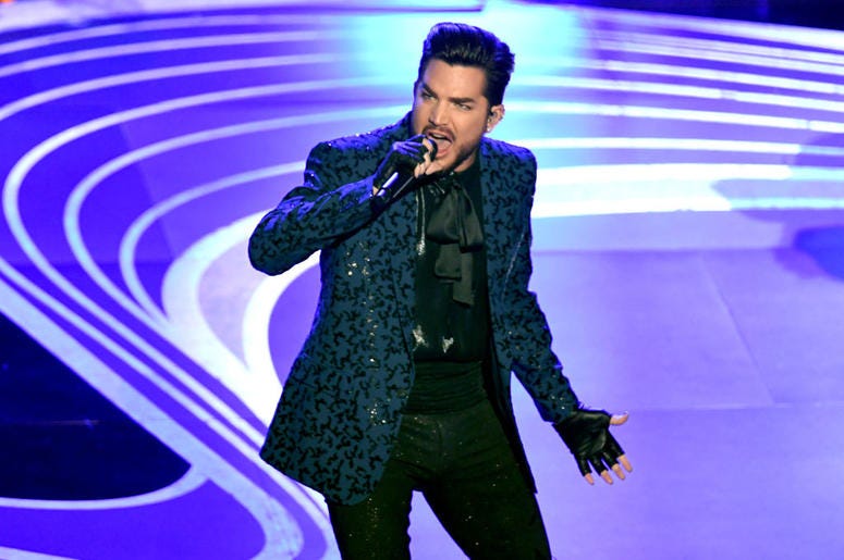 Adam Lambert performs Adam Lambert performs