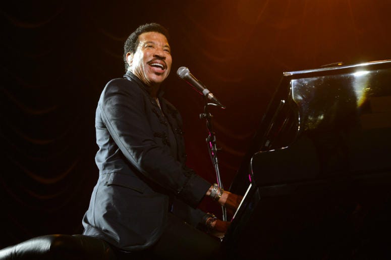 Lionel Ritchie performs at the Henley Festival in Henley-on-Thames, Oxfordshire. Lionel Ritchie performs at the Henley Festival in Henley-on-Thames, Oxfordshire.