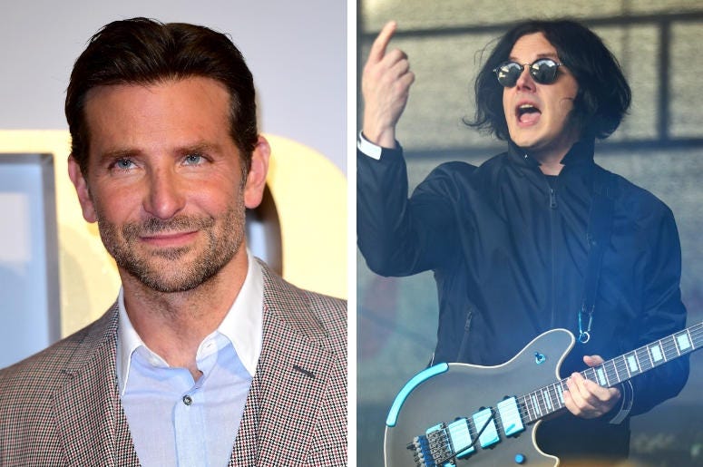 Bradley Cooper and Jack White Bradley Cooper and Jack White
