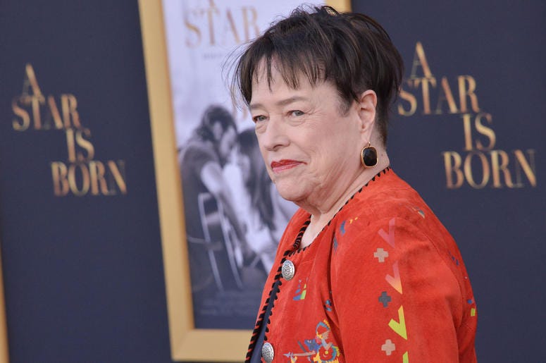 Kathy Bates arrives at "A Star Is Born" Los Angeles Premiere held at The Shrine Auditorium & Expo Hall in Los Angeles, CA on Monday, September 24, 2018. Kathy Bates arrives at "A Star Is Born" Los Angeles Premiere held at The Shrine Auditorium & Expo Hall in Los Angeles, CA on Monday, September 24, 2018.