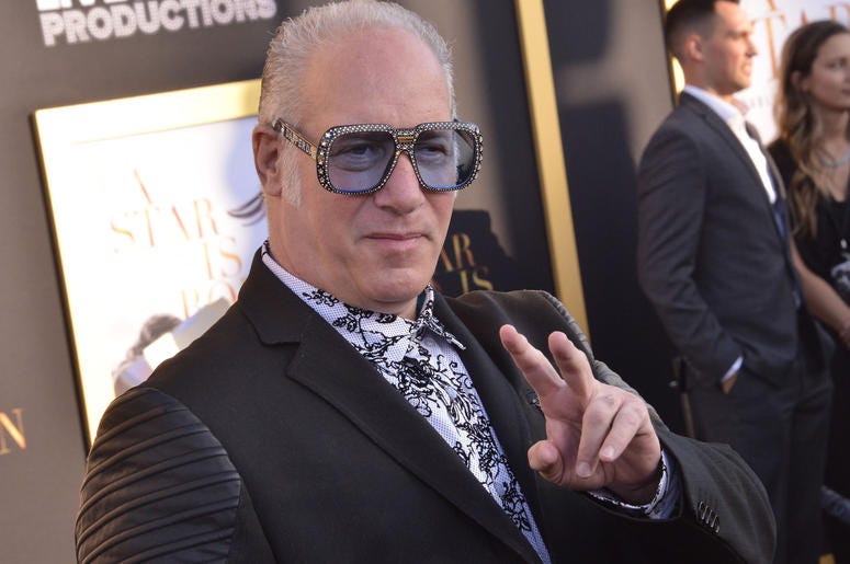 Andrew Dice Clay arrives at "A Star Is Born" Los Angeles Premiere held at The Shrine Auditorium & Expo Hall in Los Angeles, CA on Monday, September 24, 2018. Andrew Dice Clay arrives at "A Star Is Born" Los Angeles Premiere held at The Shrine Auditorium & Expo Hall in Los Angeles, CA on Monday, September 24, 2018.