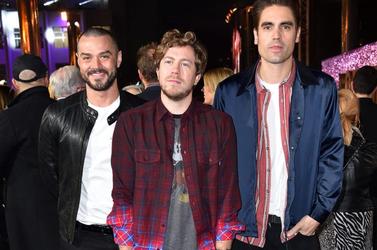 Matt Willis, James Bourne and Charlie Simpson from Busted attending the Bohemian Rhapsody World Premiere held at the the SSE Arena, Wembley, London. Matt Willis, James Bourne and Charlie Simpson from Busted attending the Bohemian Rhapsody World Premiere held at the the SSE Arena, Wembley, London.