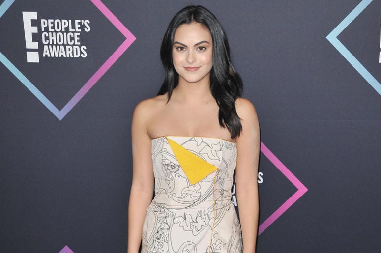 Camila Mendes arrives at the 2018 E! People's Choice Awards held at the Barker Hangar in Santa Monica, CA on Sunday, November 11, 2018. Camila Mendes arrives at the 2018 E! People's Choice Awards held at the Barker Hangar in Santa Monica, CA on Sunday, November 11, 2018.