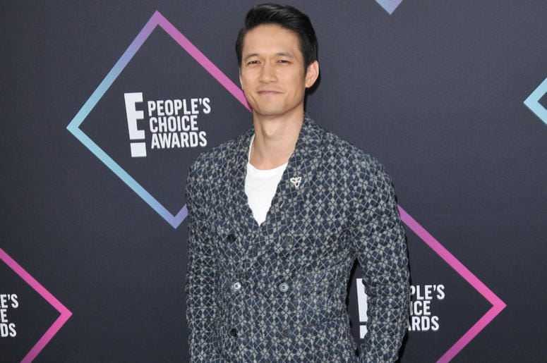 Harry Shum Jr arrives at the 2018 E! People's Choice Awards held at the Barker Hangar in Santa Monica, CA on Sunday, November 11, 2018. Harry Shum Jr arrives at the 2018 E! People's Choice Awards held at the Barker Hangar in Santa Monica, CA on Sunday, November 11, 2018.