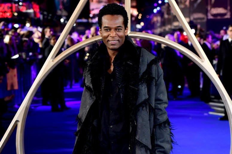 William Nadylam attending the Fantastic Beasts: The Crimes of Grindelwald UK premiere held at Leicester Square, London. William Nadylam attending the Fantastic Beasts: The Crimes of Grindelwald UK premiere held at Leicester Square, London.