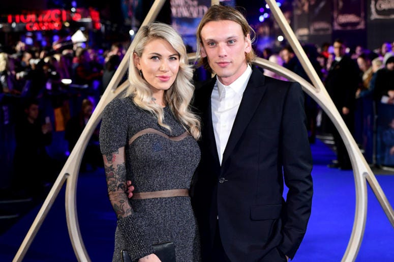 Ruby Quilter (left) and Jamie Campbell Bower (right) attending the Fantastic Beasts: The Crimes of Grindelwald UK premiere held at Leicester Square, London. Ruby Quilter (left) and Jamie Campbell Bower (right) attending the Fantastic Beasts: The Crimes of Grindelwald UK premiere held at Leicester Square, London.