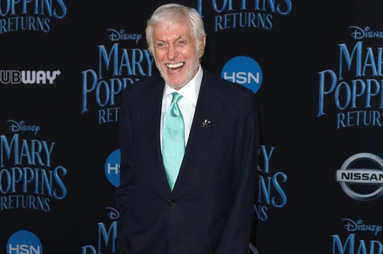 Dick Van Dyke at the Disney's 'Mary Poppins Returns' Los Angeles Premiere held at the Dolby Theatre on November 29, 2018 in Hollywood, CA, USA Dick Van Dyke at the Disney's 'Mary Poppins Returns' Los Angeles Premiere held at the Dolby Theatre on November 29, 2018 in Hollywood, CA, USA