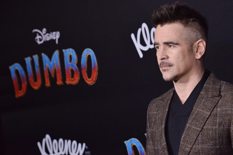 Colin Farrell arrives at Disney's "Dumbo" Los Angeles Premiere held at the El Capitan Theatre in Hollywood, CA on Monday, March 11, 2019. Colin Farrell arrives at Disney's "Dumbo" Los Angeles Premiere held at the El Capitan Theatre in Hollywood, CA on Monday, March 11, 2019.