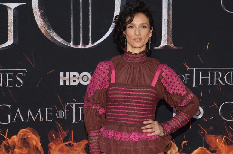 Indira Varma attends HBO's "Game of Thrones" eight and final season premiere at Radio City Music Hall in New York, NY, April 3, 2019. Indira Varma attends HBO's "Game of Thrones" eight and final season premiere at Radio City Music Hall in New York, NY, April 3, 2019.