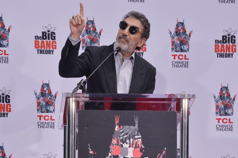 Chuck Lorre at The Cast of "The Big Bang Theory" Handprints in Cement Ceremony held at the TCL Chinese Theatre in Hollywood, CA on Wednesday, May 1, 2019. Chuck Lorre at The Cast of "The Big Bang Theory" Handprints in Cement Ceremony held at the TCL Chinese Theatre in Hollywood, CA on Wednesday, May 1, 2019.