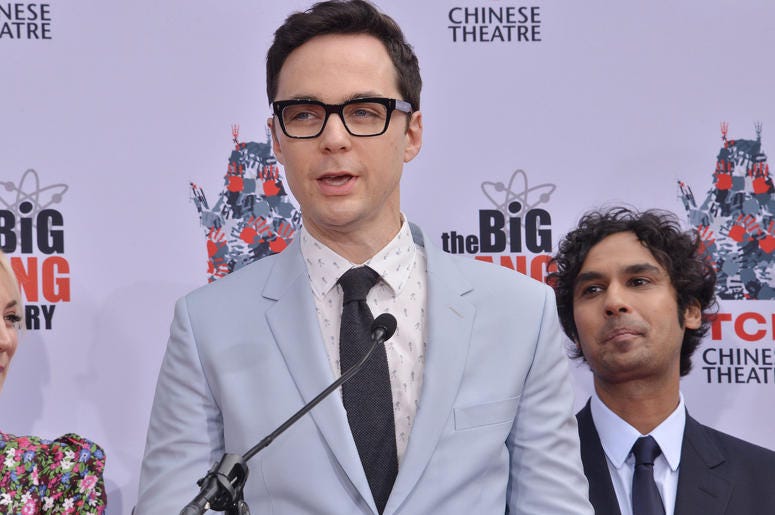 Jim Parsons at The Cast of "The Big Bang Theory" Handprints in Cement Ceremony held at the TCL Chinese Theatre in Hollywood, CA on Wednesday, May 1, 2019. Jim Parsons at The Cast of "The Big Bang Theory" Handprints in Cement Ceremony held at the TCL Chinese Theatre in Hollywood, CA on Wednesday, May 1, 2019.
