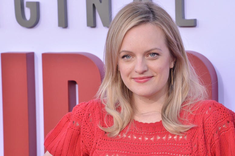 Elisabeth Moss arrives at Hulu's THE HANDMAID'S TALE Season 3 Finale held at the Regency Village Theatre in Westwood, CA on Tuesday, August 6, 2019. Elisabeth Moss arrives at Hulu's THE HANDMAID'S TALE Season 3 Finale held at the Regency Village Theatre in Westwood, CA on Tuesday, August 6, 2019.