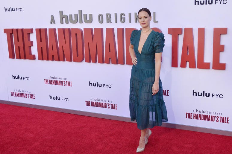 Kristen Gutoskie arrives at Hulu's THE HANDMAID'S TALE Season 3 Finale held at the Regency Village Theatre in Westwood, CA on Tuesday, August 6, 2019. Kristen Gutoskie arrives at Hulu's THE HANDMAID'S TALE Season 3 Finale held at the Regency Village Theatre in Westwood, CA on Tuesday, August 6, 2019.