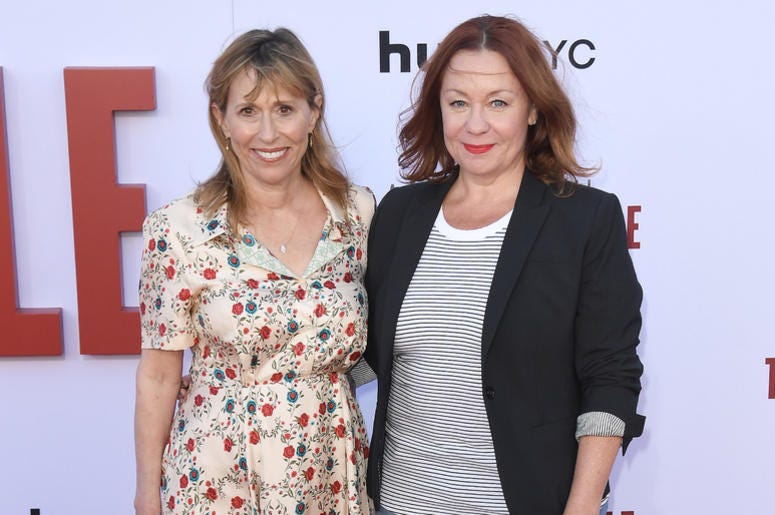 (L-R) Sharon Bialy and Sherry Thomas at Hulu's THE HANDMAID'S TALE Season 3 Finale held at the Regency Village Theatre in Westwood, CA on Tuesday, August 6, 2019. (L-R) Sharon Bialy and Sherry Thomas at Hulu's THE HANDMAID'S TALE Season 3 Finale held at the Regency Village Theatre in Westwood, CA on Tuesday, August 6, 2019.