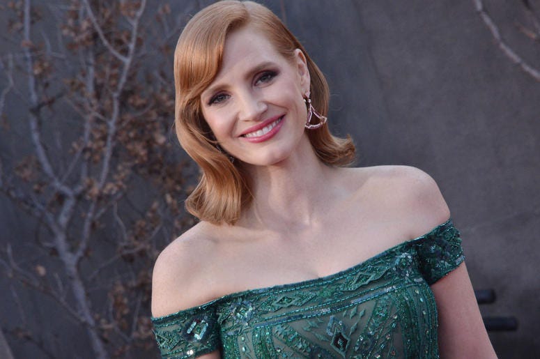 Jessica Chastain arrives at the Warner Bros. Pictures' IT CHAPTER TWO Premiere held at the Regency Village Theatre in Westwood, CA on Monday, August 26, 2019. Jessica Chastain arrives at the Warner Bros. Pictures' IT CHAPTER TWO Premiere held at the Regency Village Theatre in Westwood, CA on Monday, August 26, 2019.