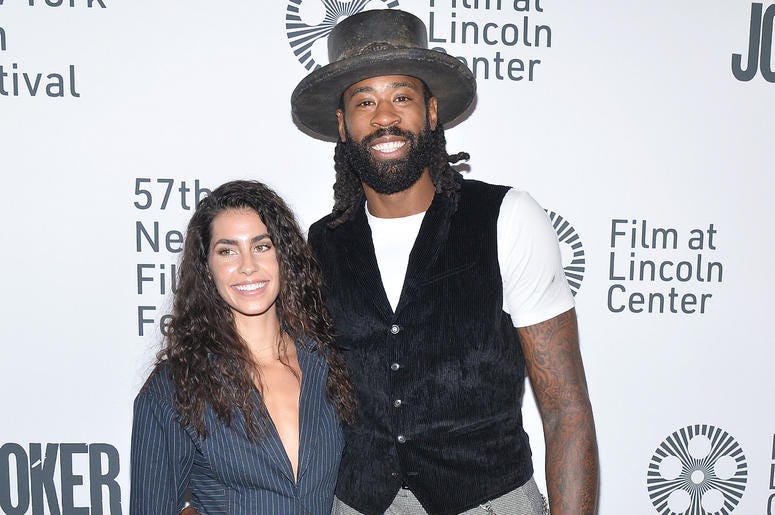 TIffany Gerber and DeAndre Jordan attend the “Joker” Premiere at the 57th New York Film Festival in New York, NY, October 2, 2019. TIffany Gerber and DeAndre Jordan attend the “Joker” Premiere at the 57th New York Film Festival in New York, NY, October 2, 2019.