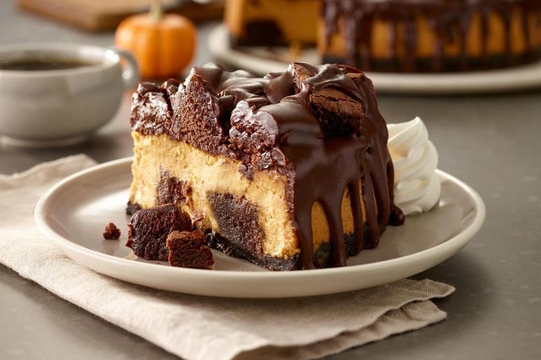 Olive Garden Chocolate Chunkin' Pumpkin Cheesecake Olive Garden Chocolate Chunkin' Pumpkin Cheesecake