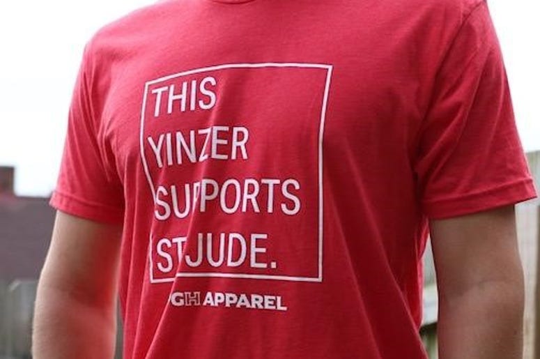 THIS YINZER SUPPORTS ST. JUDE THIS YINZER SUPPORTS ST. JUDE