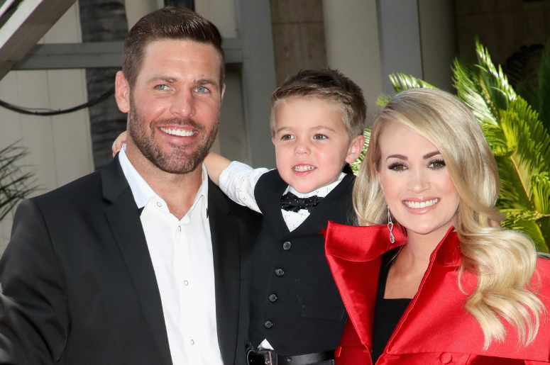 Mike Fisher and Isaiah Michael Fisher attend as Carrie Underwood is honored with a star on The Hollywood Walk of Fame on September 20, 2018 in Hollywood, California Mike Fisher and Isaiah Michael Fisher attend as Carrie Underwood is honored with a star on The Hollywood Walk of Fame on September 20, 2018 in Hollywood, California