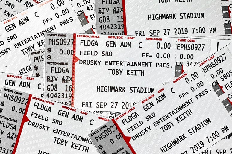 Toby Keith Ticket Drop