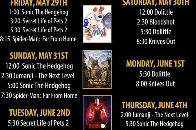 Emagine movie schedule