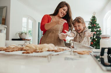 Baking Christmas Cookies