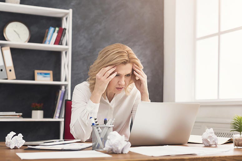 Stressed Out Woman