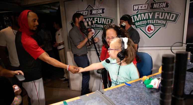 Cheyenne Stockwood with Mookie Betts Cheyenne Stockwood with Mookie Betts