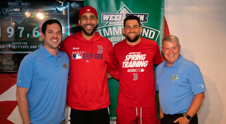 David Price and Nathan Eovaldi with Dale and Keefe David Price and Nathan Eovaldi with Dale and Keefe