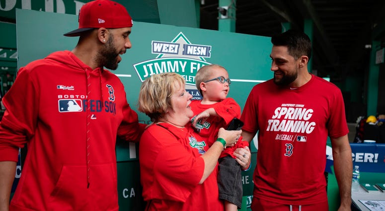 Abe Landau with David Price and Nathan Eovaldi Abe Landau with David Price and Nathan Eovaldi