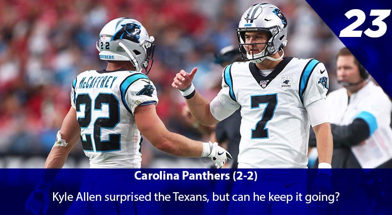 Christian McCaffrey, Kyle Allen