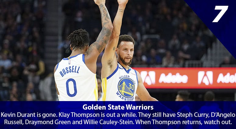 D'Angelo Russell, Steph Curry